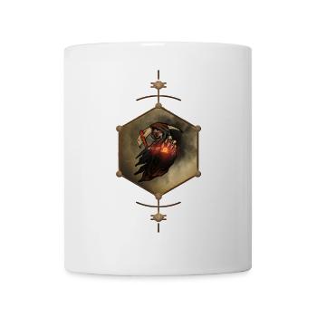 Stunning creepy skeleton - Mug - white - Front