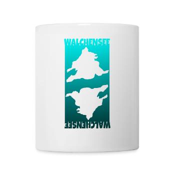 Walchensee, Geschenk der Natur - Tasse - Weiß - Vorne
