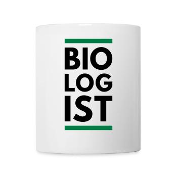 Biologiste (deux lignes) - Mug blanc - blanc - Devant