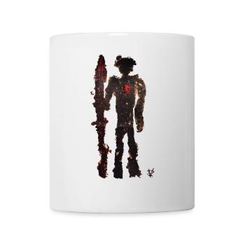 Fußsoldat🦶(Mit den Füßen gezeichnet) - Tasse - Weiß - Vorne