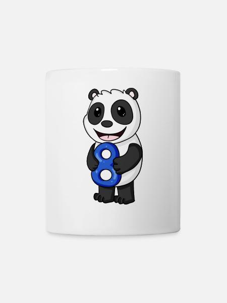 Panda 8 - Mug blanc - blanc