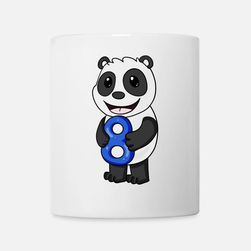 Panda 8 - Mug blanc - blanc