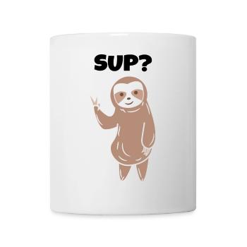 Cool Animal Sloth Saying Relax Zoo Chill - Mug - white - Front