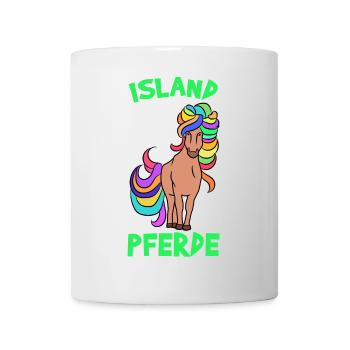 Chevaux Poney Chevaux islandais Citation islandaise Fan de chevaux - Mug blanc - blanc - Devant