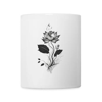 Lilie - Tasse - Weiß - Vorne