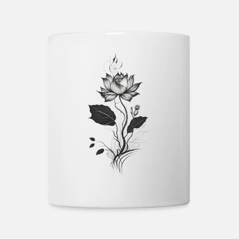 Lilie - Tasse - Weiß