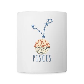 La constellation des Poissons - Mug blanc - blanc - Devant