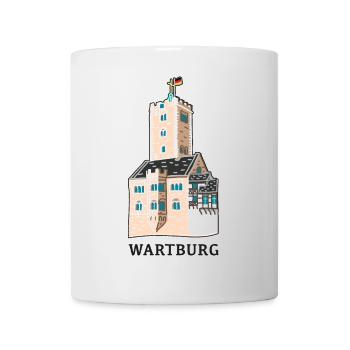 Wartburg bei Eisenach, Thüringen - Tasse - Weiß - Vorne