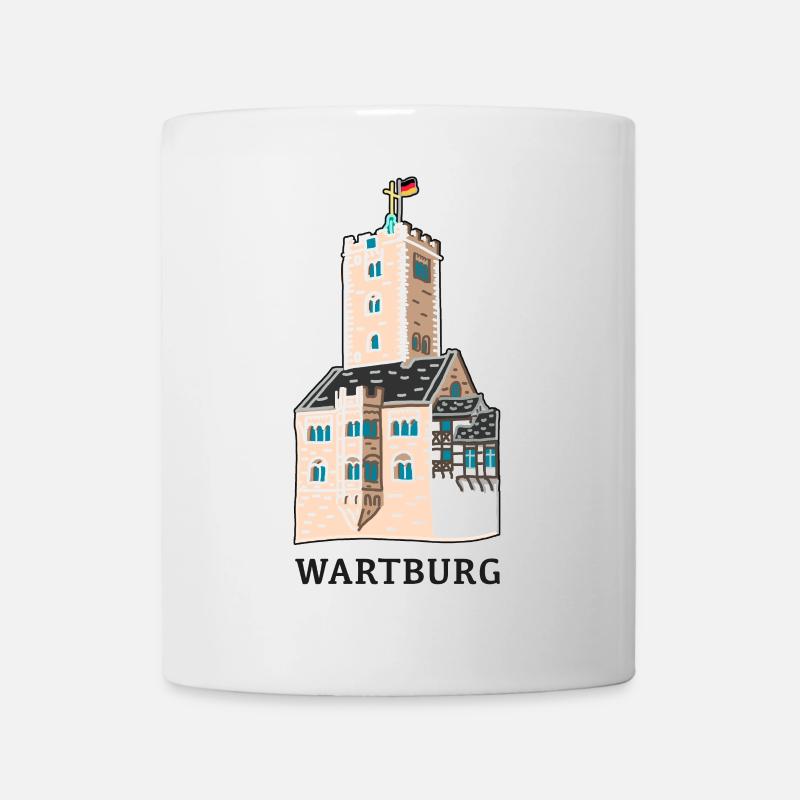 Wartburg bei Eisenach, Thüringen - Tasse - Weiß