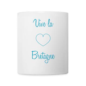 BRITTANY. HEART. HEART. REGION. FEAST. FLAG. HERM - Mug - white - Front