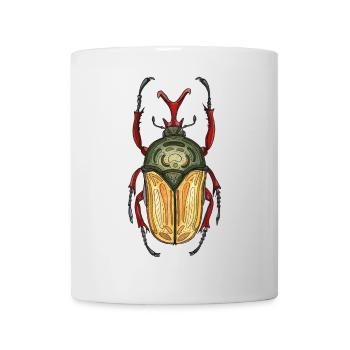 Großer Hirsch - Riesenhirschkäfer - Tasse - Weiß - Vorne