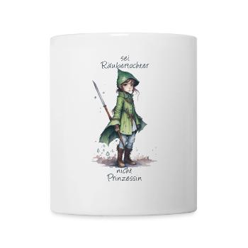 Räubertochter - Tasse - Weiß - Vorne