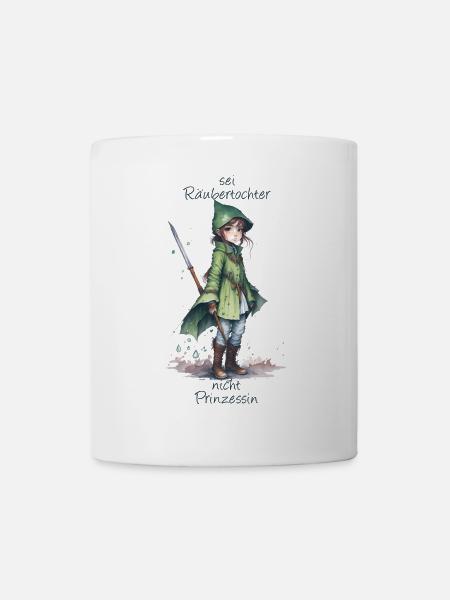 Räubertochter - Tasse - Weiß