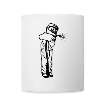 Schweißer Junge - Tasse - Weiß - Vorne
