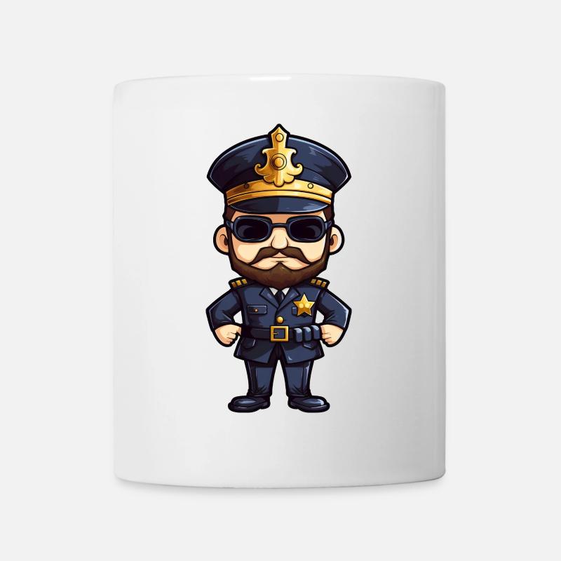 Polizist - Tasse - Weiß