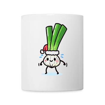 St. Nicholas Cute Spring Onion - Mug - white - Front