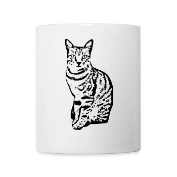 Chat Chaton Tigre Chat Chat Chat Cadeau - Mug blanc - blanc - Devant