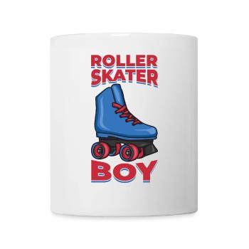 Rollerskates Junge - Tasse - Weiß - Vorne