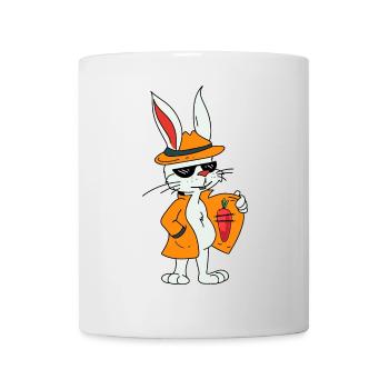 Lapin Rongeur Carotte Carottes Faim Vitamines Collation - Mug blanc - blanc - Devant