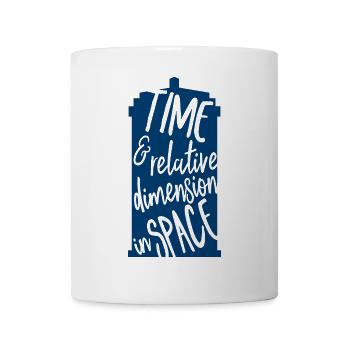 Time and Relative Dimension in Space - Tasse - Weiß - Vorne