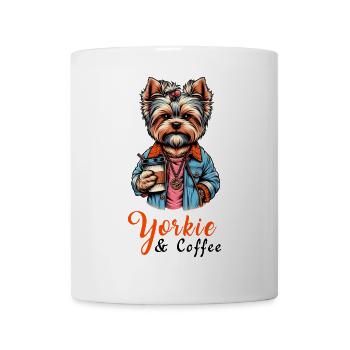 Yorkshire terrier coffee - Mug - white - Front