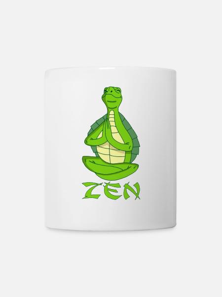 Tortue yogi - Mug blanc - blanc