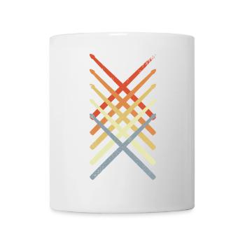 Drumsticks Drawing - Mug - white - Front