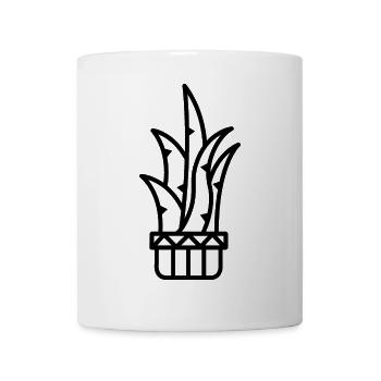 Cactus Plant Icon Botany Plants icon - Mug - white - Front