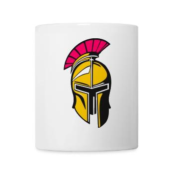 Helm Sparta - Tasse - Weiß - Vorne