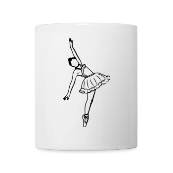 Ballettmädchen - Tasse - Weiß - Vorne