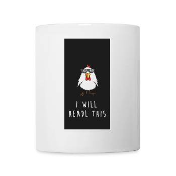 i will hendl this handy hühner dialekt can you - Tasse - Weiß - Vorne