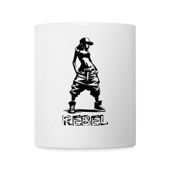 Conception rebelle féminine - Mug blanc - blanc - Devant