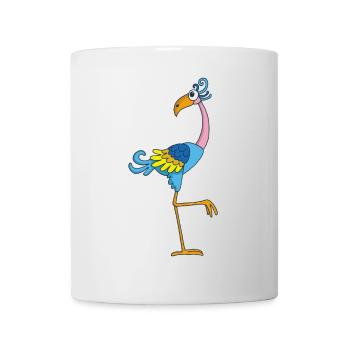 Lustiger Vogel - Tasse - Weiß - Vorne