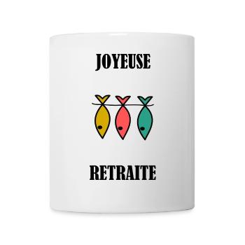 RETIREMENT. HAPPY RETREAT. HAPPY RETIREMENT - Mug - white - Front