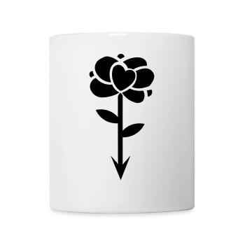 Heart Arrow - Mug - white - Front