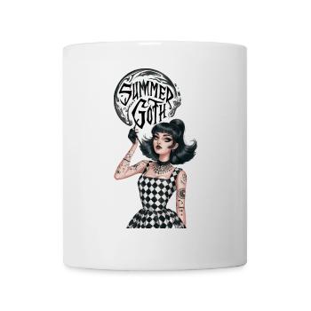Summer Goth für Gothik Fans - Tasse - Weiß - Vorne