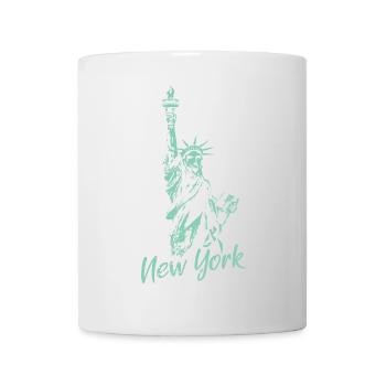 Statue de la Liberté New York Symbole des États-Unis Illustration - Mug blanc - blanc - Devant