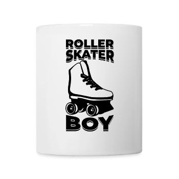 Rollschuh Junge - Tasse - Weiß - Vorne