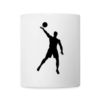 Volleyball Player Silhouette - Mug - white - Front