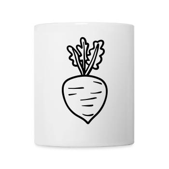 Karotte - Tasse - Weiß - Vorne