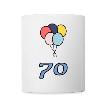 70. 70 YEARS. 70th ANNIVERSARY - Mug - white - Front