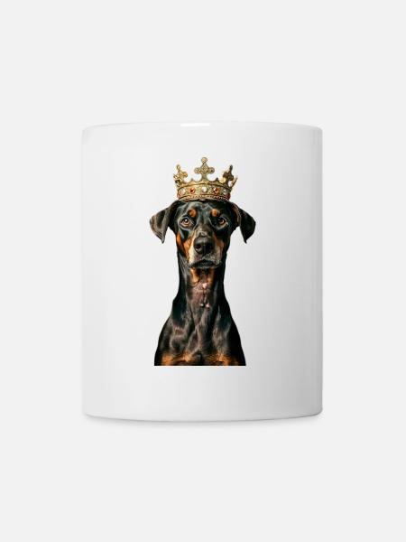 Dobermann - Tasse - Weiß
