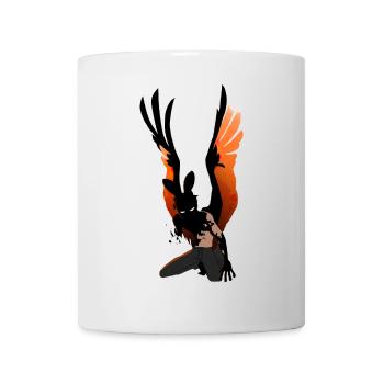 Flame Wing Warrior Figure - Mug - white - Front