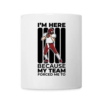 American Football Player Joke - Mug - white - Front