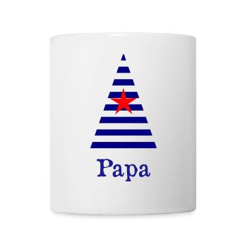 TANNE. WEIHNACHTEN. FROHE WEIHNACHTEN. ALLES GUTE ZUM NEUEN JAHR - Tasse - Weiß - Vorne