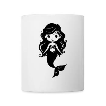 Meerjungfrau - Tasse - Weiß - Vorne
