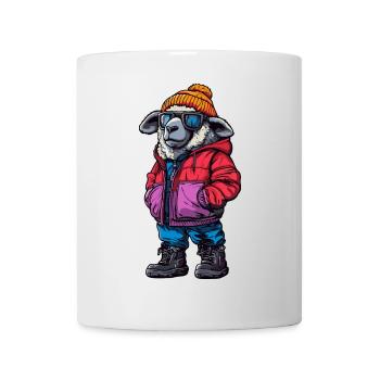 Sheep Fashion Winter - Mug - white - Front