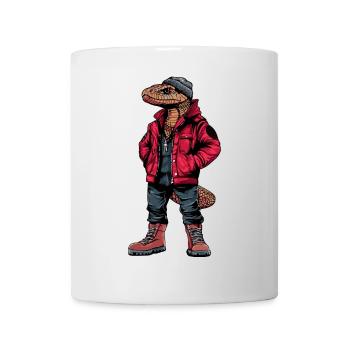 Serpent Cobra Mode Hiver - Mug blanc - blanc - Devant