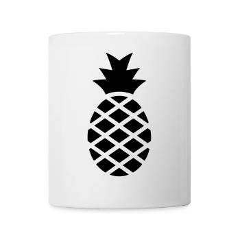 Ananas - Mug blanc - blanc - Devant