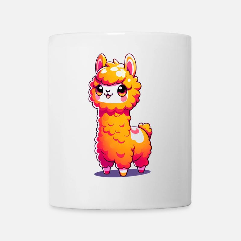 Alpaka - Tasse - Weiß